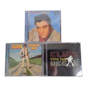 Elvis Presley Loving You Separate Ways Viva Las Vegas CD Lot NEW Sealed